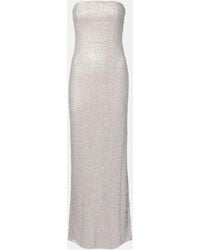 Jonathan Simkhai - Robe Xyla Mit Pailletten - Lyst