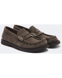 JW Anderson - Suede Penny Loafer - Lyst