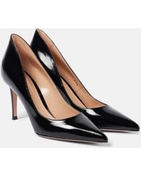 Gianvito Rossi - Ellipsis 85 Patent Leather Pumps - Lyst