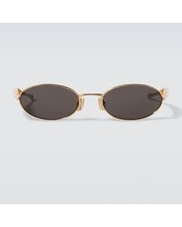 Bottega Veneta - Lunettes De Soleil Sardine Ovales - Lyst
