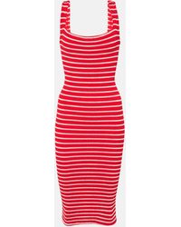 Hunza G - Striped Minidress - Lyst