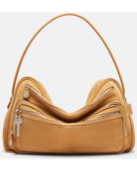 Acne Studios - Bolso Al Hombro Camero Medium De Ante - Lyst