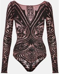 Wolford - X Etro Tattoo Paisley Bodysuit - Lyst