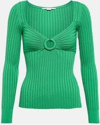 Stella McCartney - Ribbed-Knit Top - Lyst