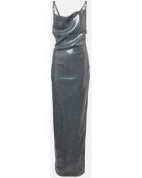 Coperni - Sequined Draped Gown - Lyst