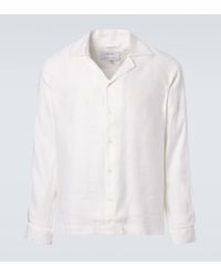 Frescobol Carioca - Safra Linen-Blend Shirt - Lyst