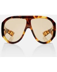 Bottega Veneta - Fashion Show Aviator Sunglasses - Lyst