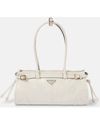 Prada - Bonnie Medium Leather Shoulder Bag - Lyst