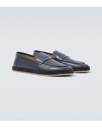 Brunello Cucinelli - Leather Penny Loafers - Lyst