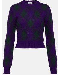 Burberry - Maglione Cropped - Lyst