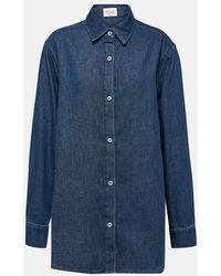 TOVE - Navie Denim Shirt - Lyst