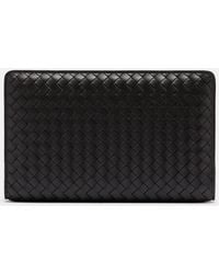 Bottega Veneta - Agenda Intrecciato Leather Clutch - Lyst