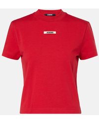 Jacquemus - Top De Jersey En Mezcla De Algodon - Lyst