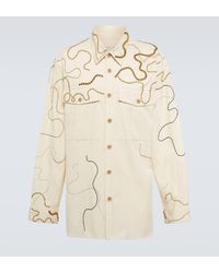 Dries Van Noten - Embellished Cotton Shirt - Lyst