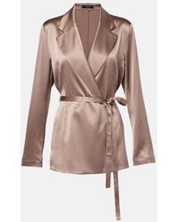 JOSEPH - Veste Joubert En Satin De Soie - Lyst