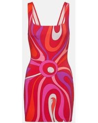 Emilio Pucci - Iride Printed Minidress - Lyst