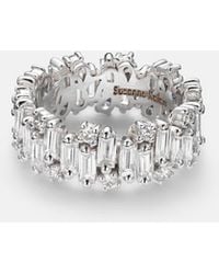 Suzanne Kalan - Shimmer Audrey 18Kt Ring With Diamonds - Lyst