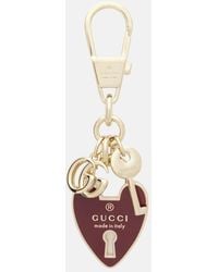 Gucci - Portachiavi Double G - Lyst
