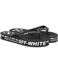 Off-White c/o Virgil Abloh Bedruckte Sandalen - Schwarz
