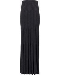 JOSEPH - Merino Ribbed-Knit Wool Maxi Skirt - Lyst