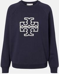 Tory Burch - Sudadera En Jersey De Algodon Con Logo - Lyst