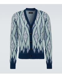Amiri - Cardigan En Mohair Melange - Lyst