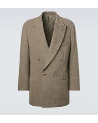 Giorgio Armani - Archivio Cotton And Wool-Blend Blazer - Lyst