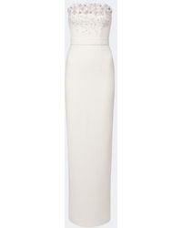 Safiyaa - Bridal Azrael Floral-Applique Gown - Lyst