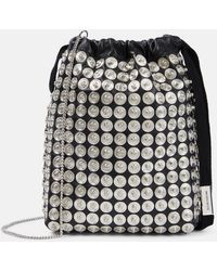 Ann Demeulemeester - Edia Mini Embellished Leather Bucket Bag - Lyst