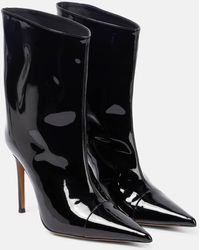 Alexandre Vauthier - Patent Leather Ankle Boots - Lyst