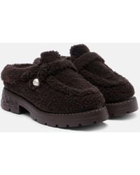 Jimmy Choo - Mules Shea A Plateforme En Shearling - Lyst