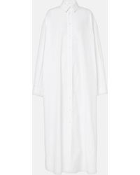 Wardrobe NYC - Oversized Cotton Shirtdress - Lyst