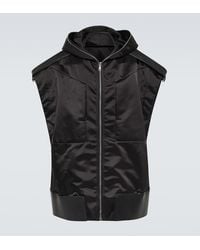 Rick Owens - Vest Polyamide, Calfskin - Lyst