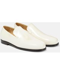 Khaite - Alessio Leather Loafers - Lyst