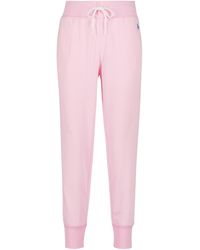 pink polo sweatpants