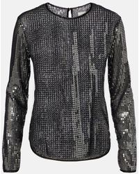 Isabel Marant - Sequined Top - Lyst