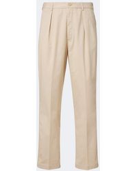 Ralph Lauren - Cotton-Blend Straight Pants - Lyst