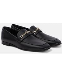Christian Louboutin - Mj Moc Leather Loafers - Lyst