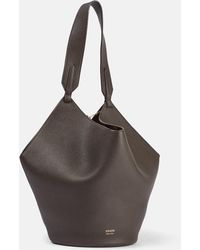 KHAITE - Lotus Small Leather Tote Bag - Lyst