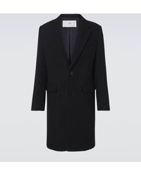 Ami Paris - Abrigo De Lana De Botonadura Simple - Lyst
