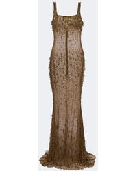 retroféte - Zanie Crystal-Embellished Gown - Lyst