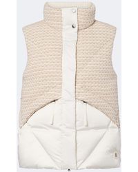 Bogner - Netty Tweed-Trimmed Down Vest - Lyst