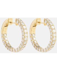 SHAY - Ohrringe aus 18kt Gelbgold mit Diamanten - Lyst