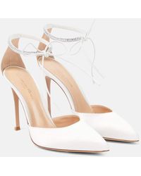 Gianvito Rossi - Montecarlo D'Orsay 105 Suede Pumps - Lyst