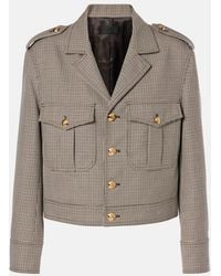 Nili Lotan - Lise Cropped Virgin Wool Jacket - Lyst