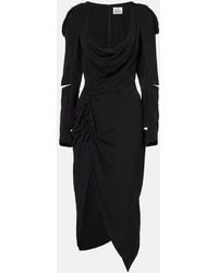 Vivienne Westwood - Panther Draped Midi Dress - Lyst