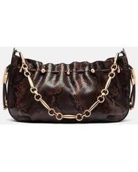 Zimmermann - Halcyon Snake-Effect Leather Shoulder Bag - Lyst