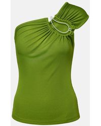 Christopher Esber - Paisley Asymmetric Gathered Top - Lyst