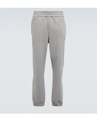 ZEGNA - Logo Cotton Sweatpants - Lyst