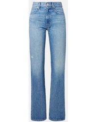 SLVRLAKE Denim - Sophie High-Rise Straight Jeans - Lyst